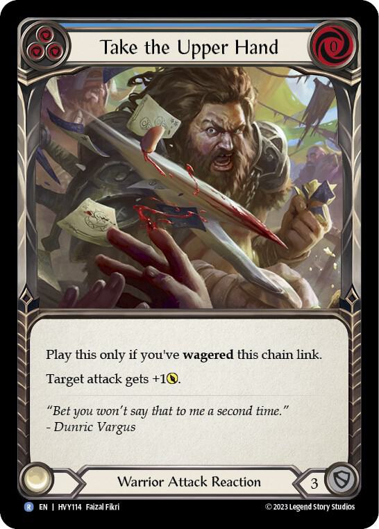 Take the Upper Hand (Blue) card image