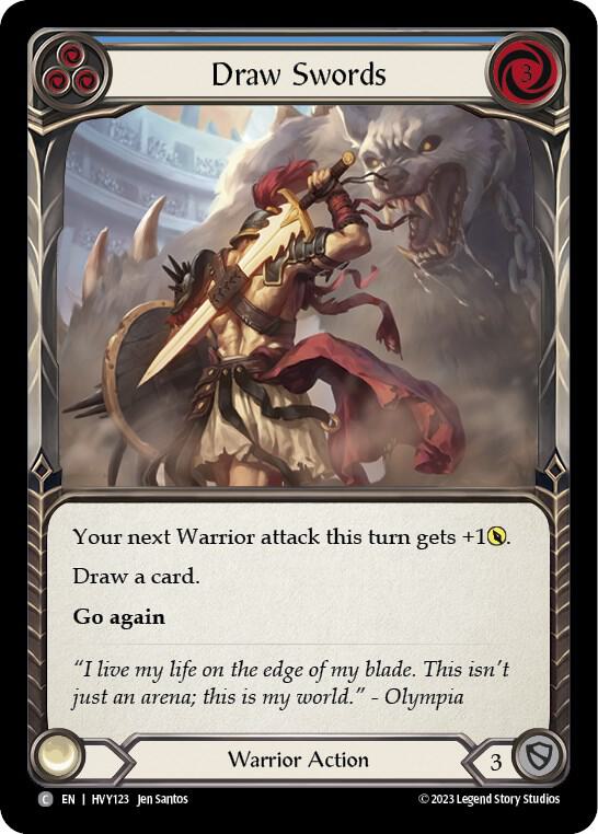 Draw Swords (Blue) card image