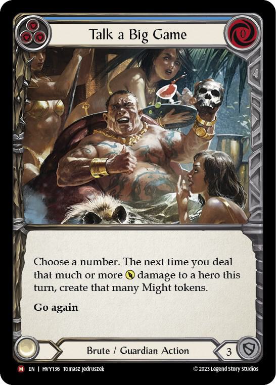 Talk a Big Game card image