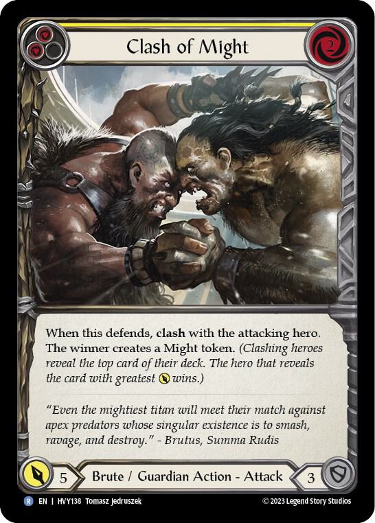 Clash of Might (Yellow) card image
