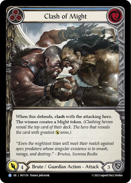 Clash of Might (Blue) card image