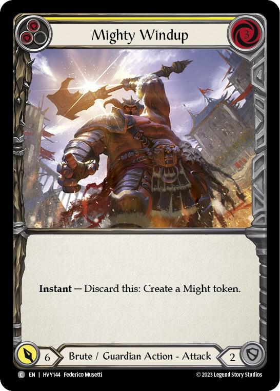 Mighty Windup (Yellow) card image