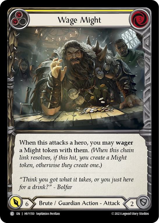 Wage Might (Yellow) card image