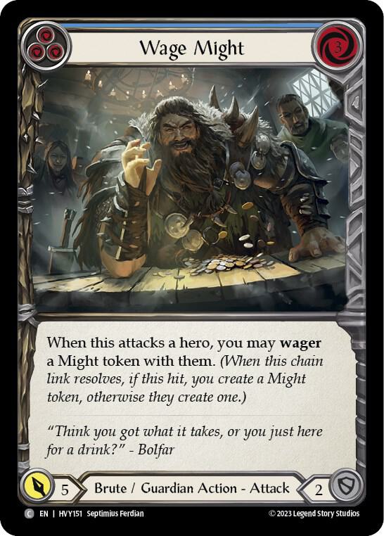 Wage Might (Blue) card image