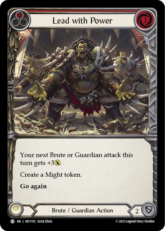 Lead with Power (Red) card image