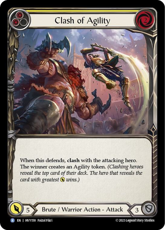 Clash of Agility (Yellow) card image
