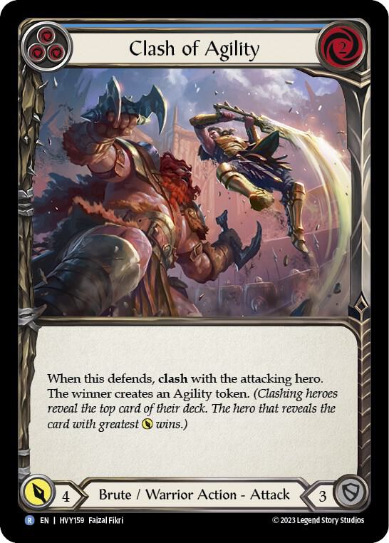 Clash of Agility (Blue) card image
