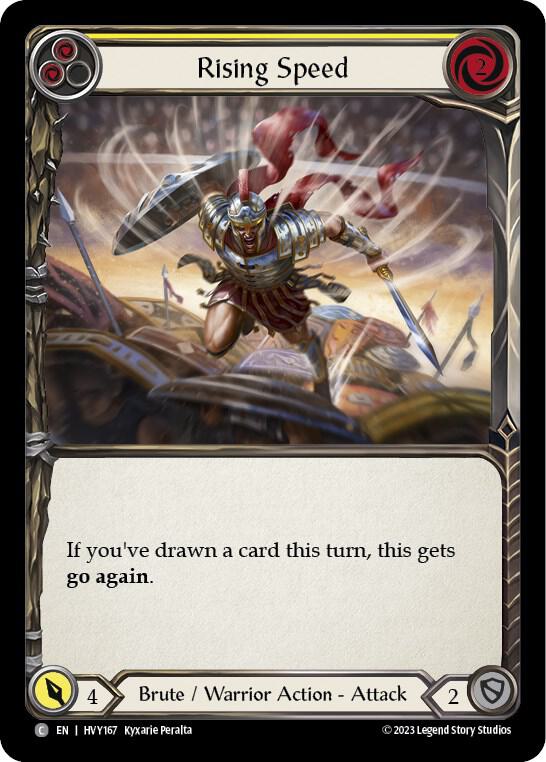 Rising Speed (Yellow) card image
