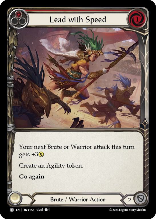 Lead with Speed (Red) card image