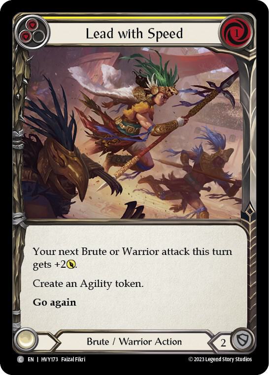 Lead with Speed (Yellow) card image