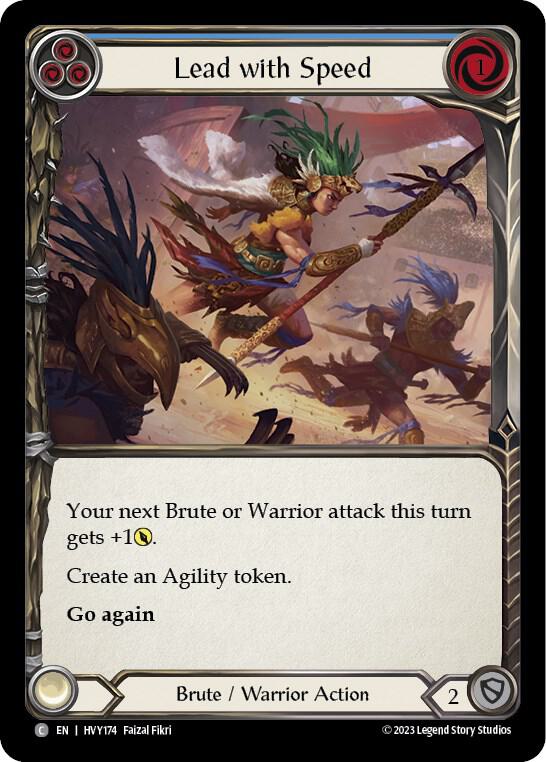 Lead with Speed (Blue) card image
