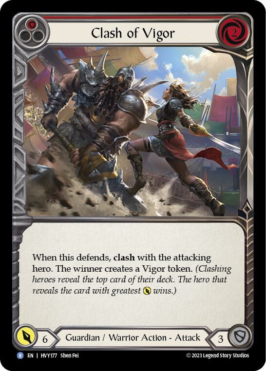 Clash of Vigor (Red) card image