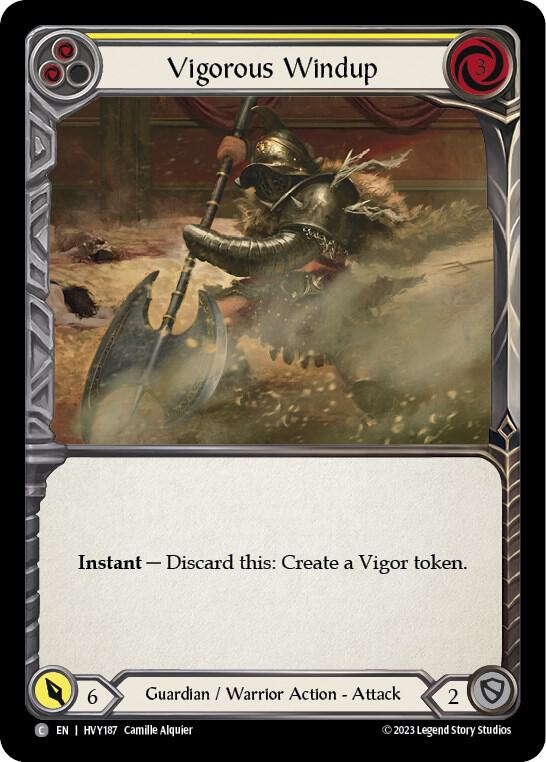 Vigorous Windup (Yellow) card image