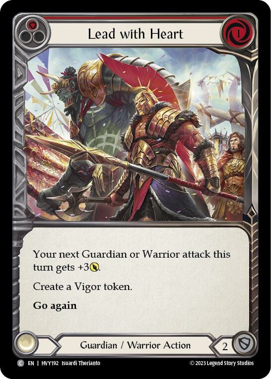 Lead with Heart (Red) card image