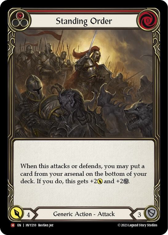 Standing Order card image