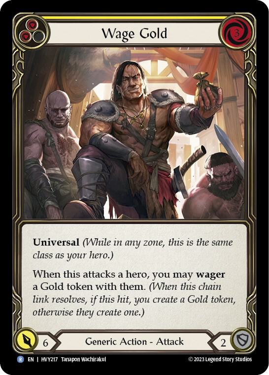 Wage Gold (Yellow) card image