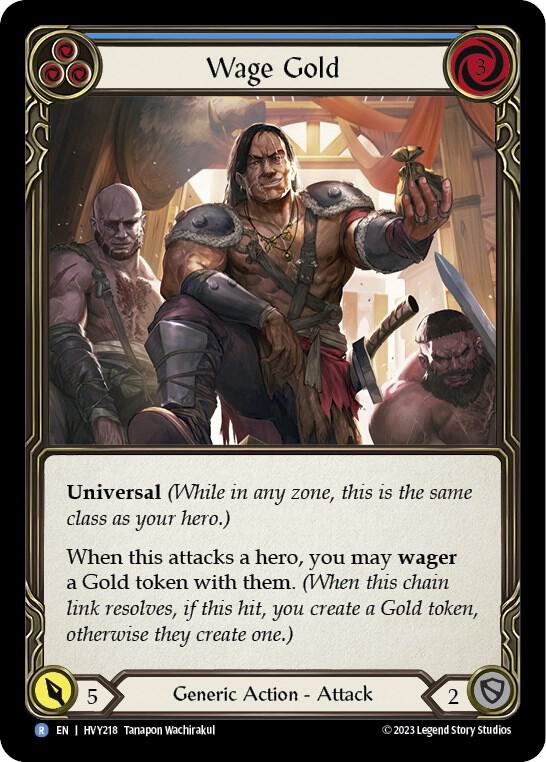 Wage Gold (Blue) card image
