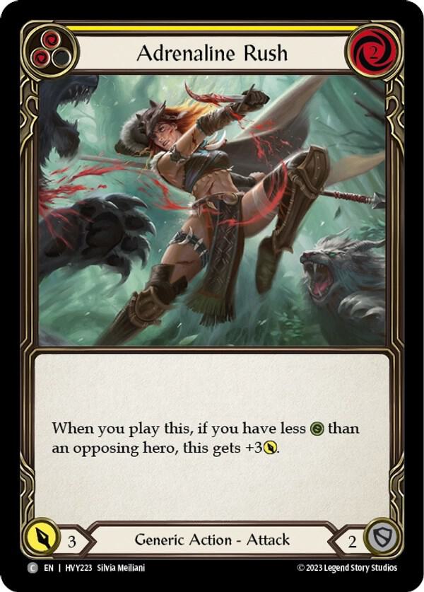 Adrenaline Rush (Yellow) card image