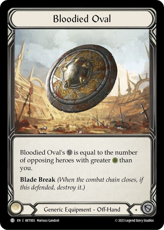 Bloodied Oval card image