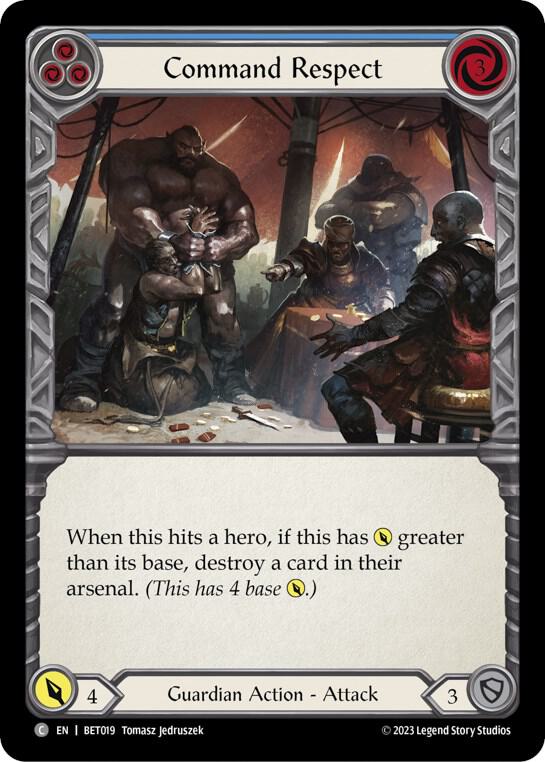 Command Respect (Blue) card image