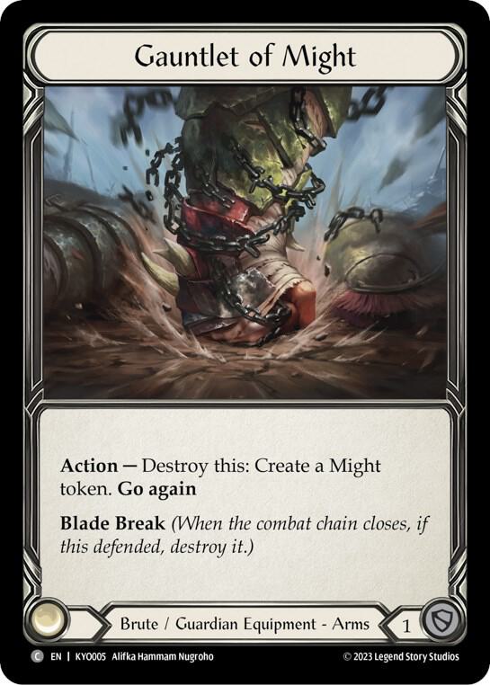 Gauntlet of Might card image