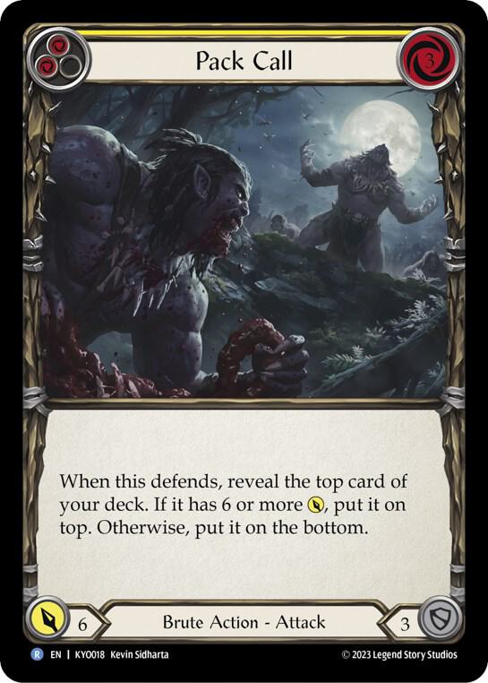 Pack Call (Yellow) card image