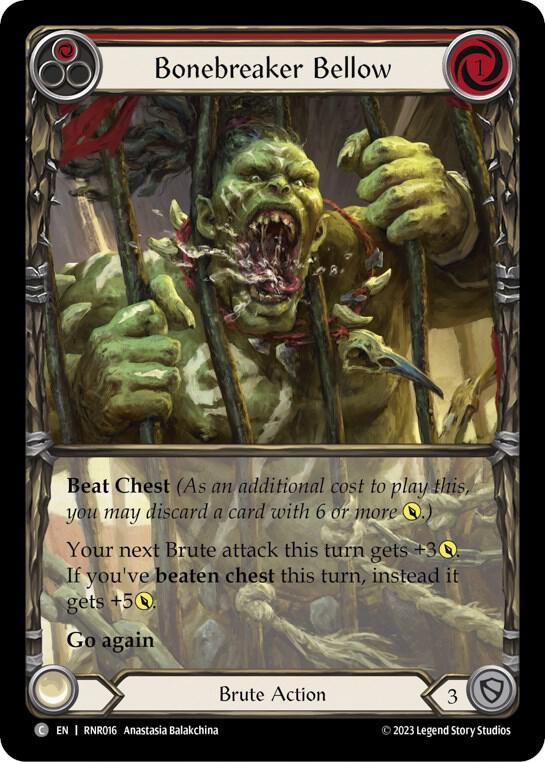 Bonebreaker Bellow (Red) card image