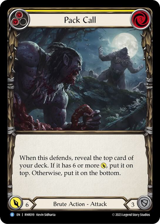 Pack Call (Yellow) card image