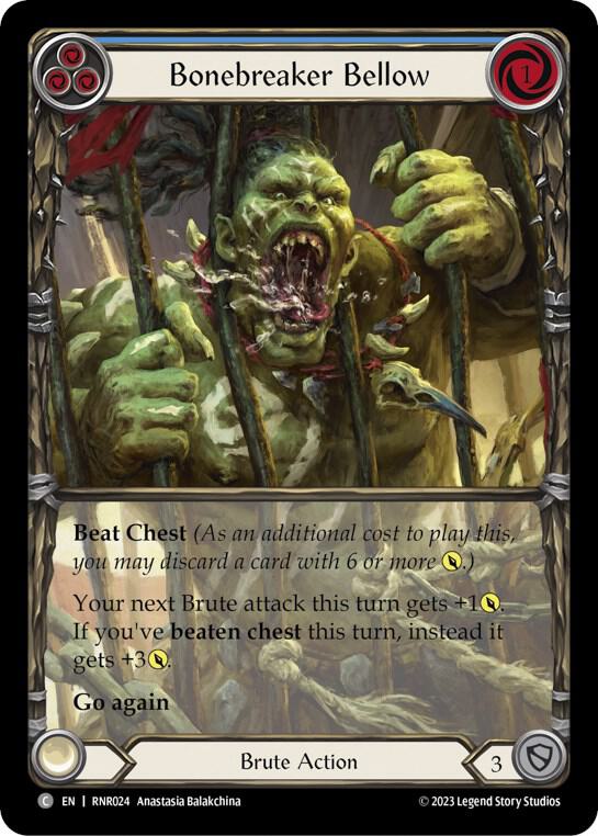Bonebreaker Bellow (Blue) card image
