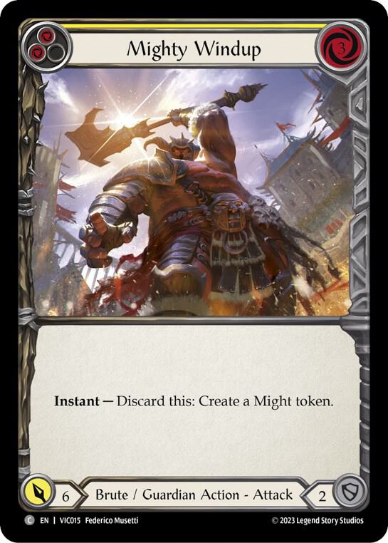 Mighty Windup (Yellow) card image