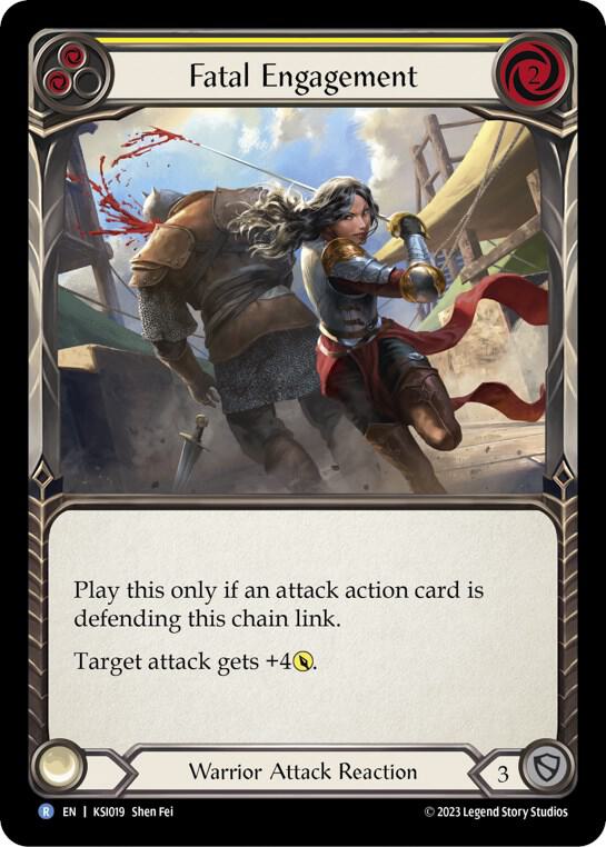 Fatal Engagement (Yellow) card image