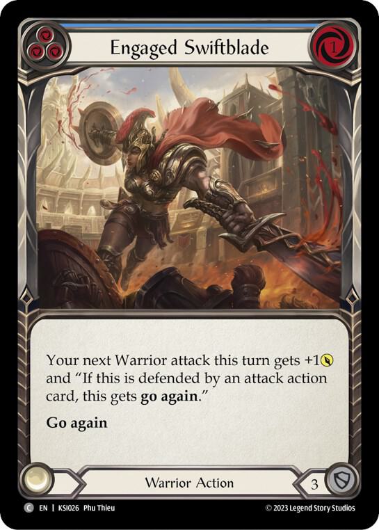 Engaged Swiftblade (Blue) card image