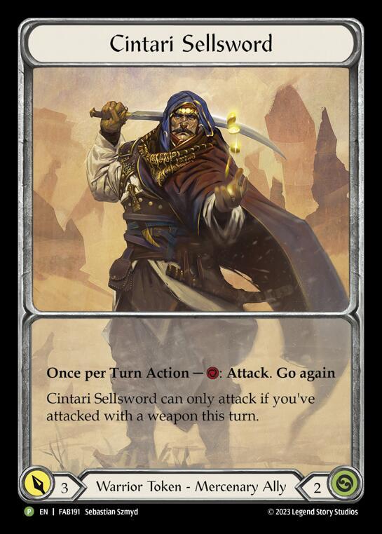 Cintari Sellsword - FAB191 card image