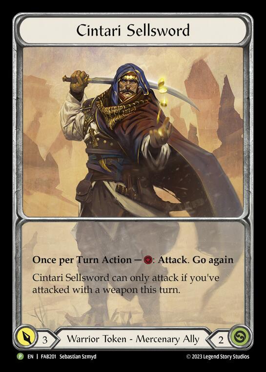 Cintari Sellsword - FAB201 card image