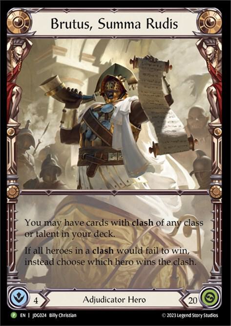 Brutus, Summa Rudis - JDG024 card image