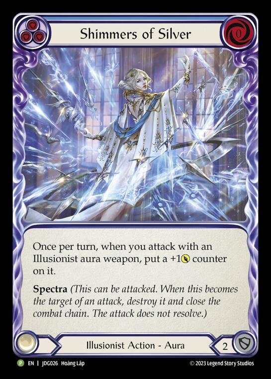 Shimmers of Silver - JDG026 card image