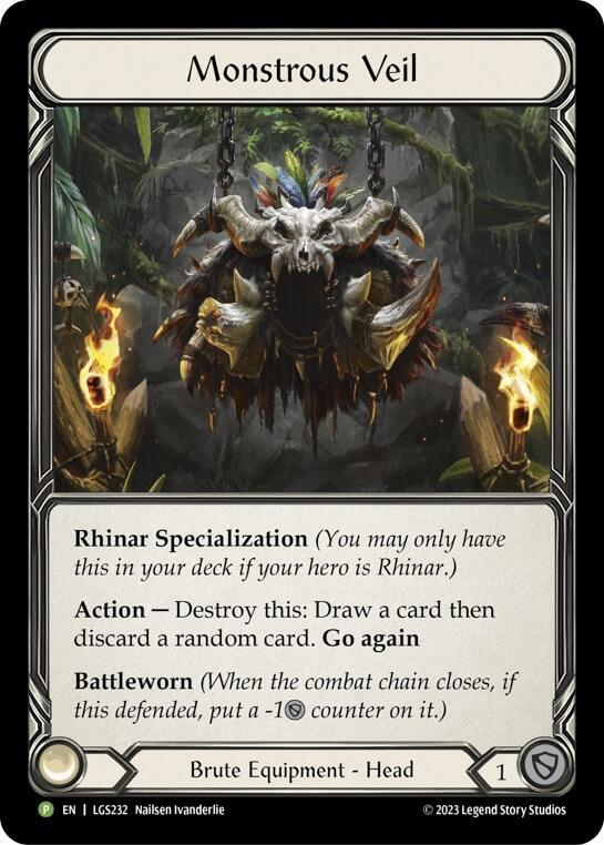Monstrous Veil - LGS232 card image