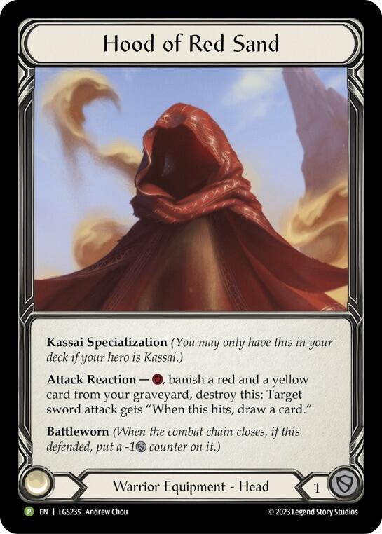 Hood of Red Sand - LGS235 card image