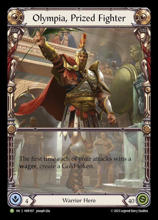Olympia, Prized Fighter - HER107 card image