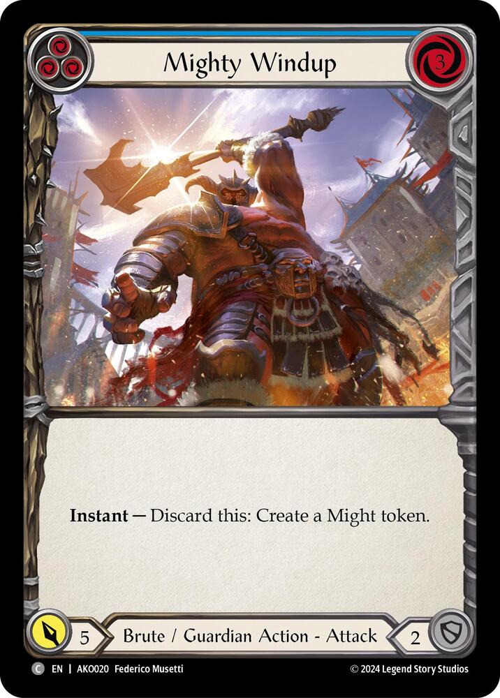 Mighty Windup (Blue) card image