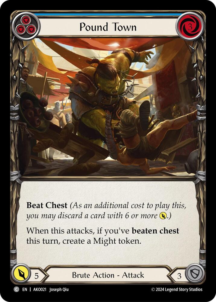 Pound Town (Blue) card image