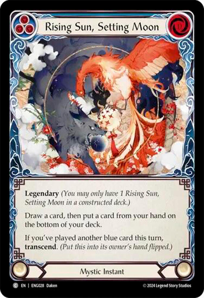 Rising Sun, Setting Moon card image