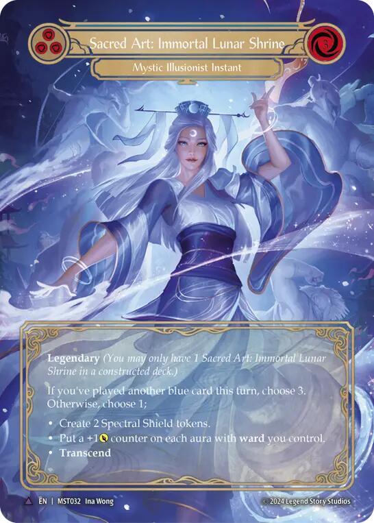 Sacred Art: Immortal Lunar Shrine // Inner Chi (Marvel) card image