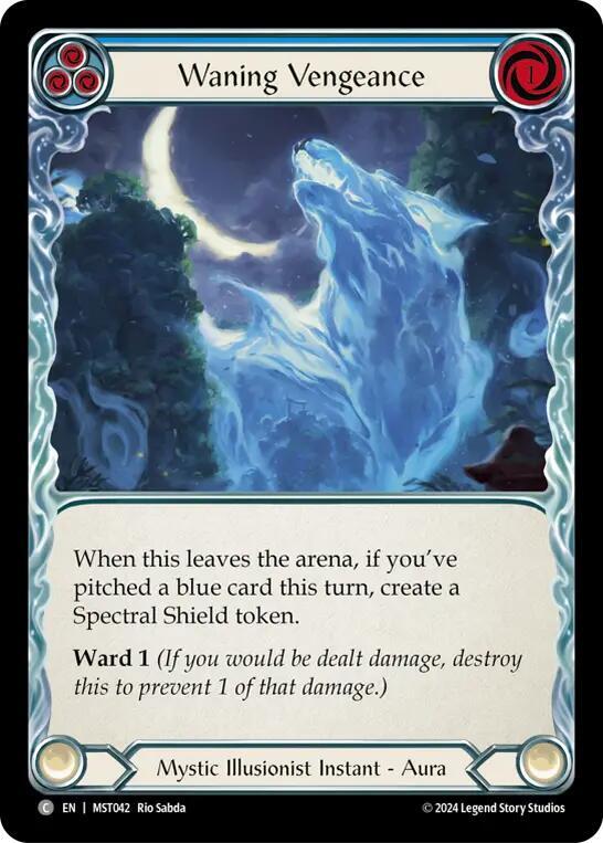 Waning Vengeance (Blue) card image
