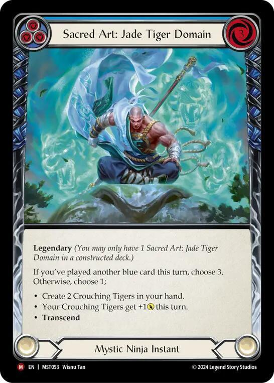 Sacred Art: Jade Tiger Domain // Inner Chi card image