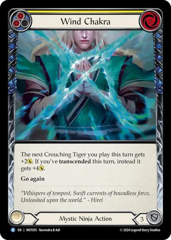 Wind Chakra (Yellow) card image