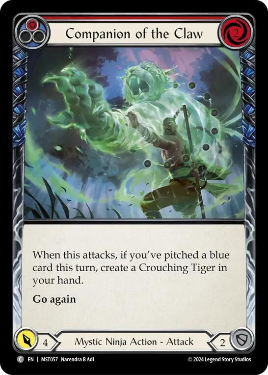 Companion of the Claw (Red) card image