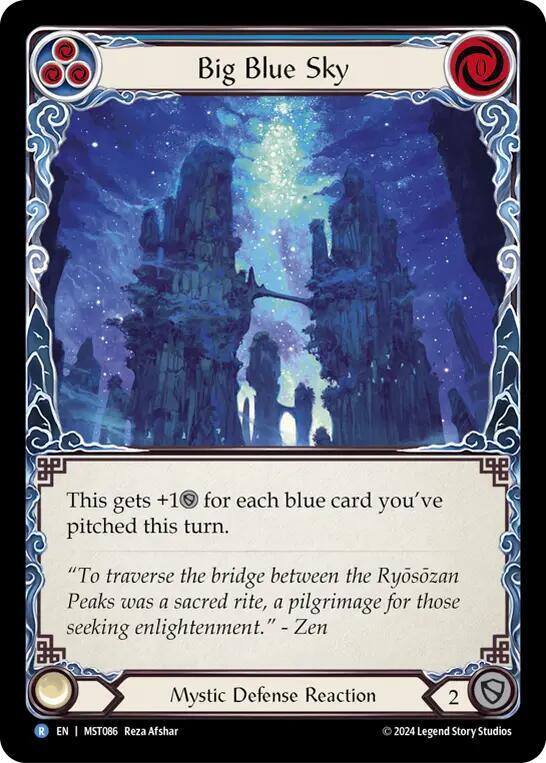 Big Blue Sky card image