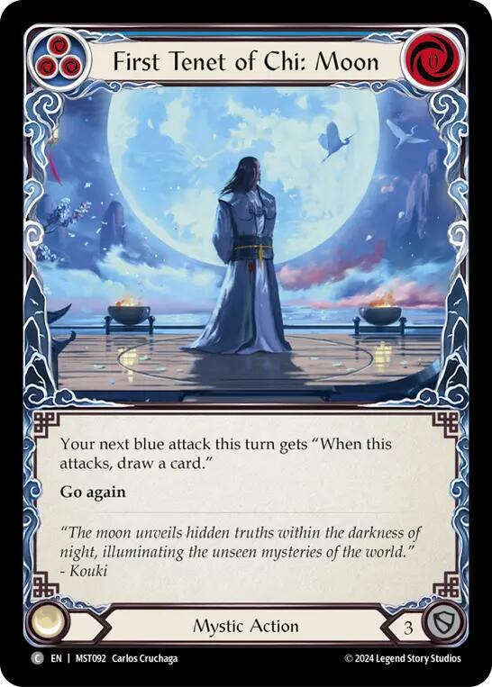 First Tenet of Chi: Moon card image