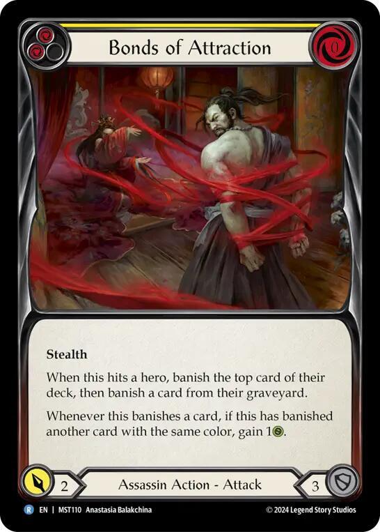 Bonds of Attraction (Yellow) card image